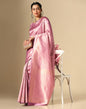 Light Pink Silk Weaving Saree