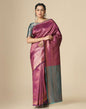 Purple Silk Weaving Saree