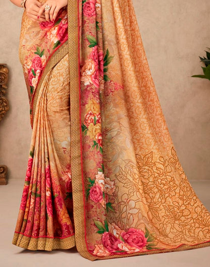 Light Brown Silk Saree | Leemboodi