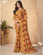 Mustard Yellow Georgette Saree | Leemboodi