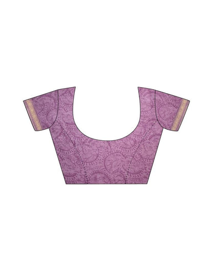 Light Purple Georgette Saree | Leemboodi