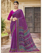 Purple Georgette Saree | Sudathi
