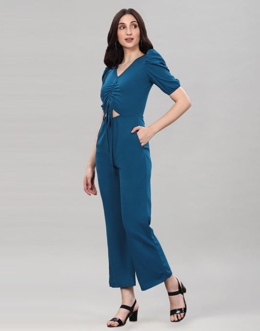 Teal Knitted Jumpsuits | Sudathi