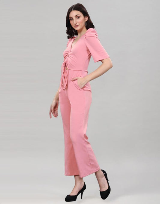 Peach Knitted Jumpsuits | Sudathi