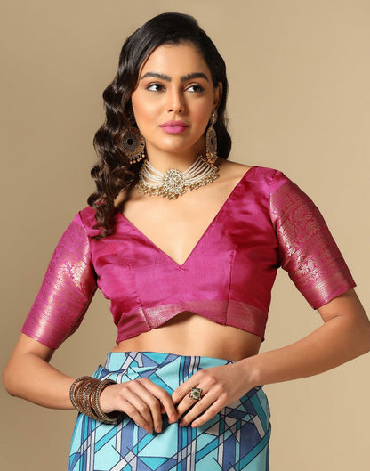 Blue Silk Saree | Leemboodi