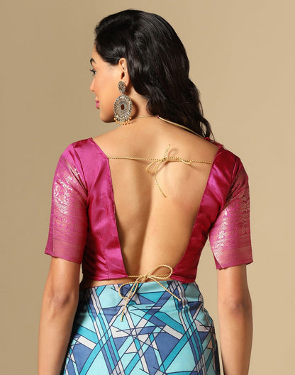 Blue Silk Saree | Leemboodi