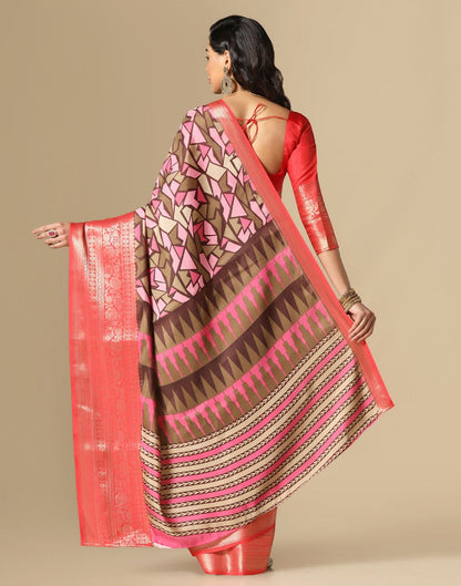Multicoloured Silk Saree | Leemboodi