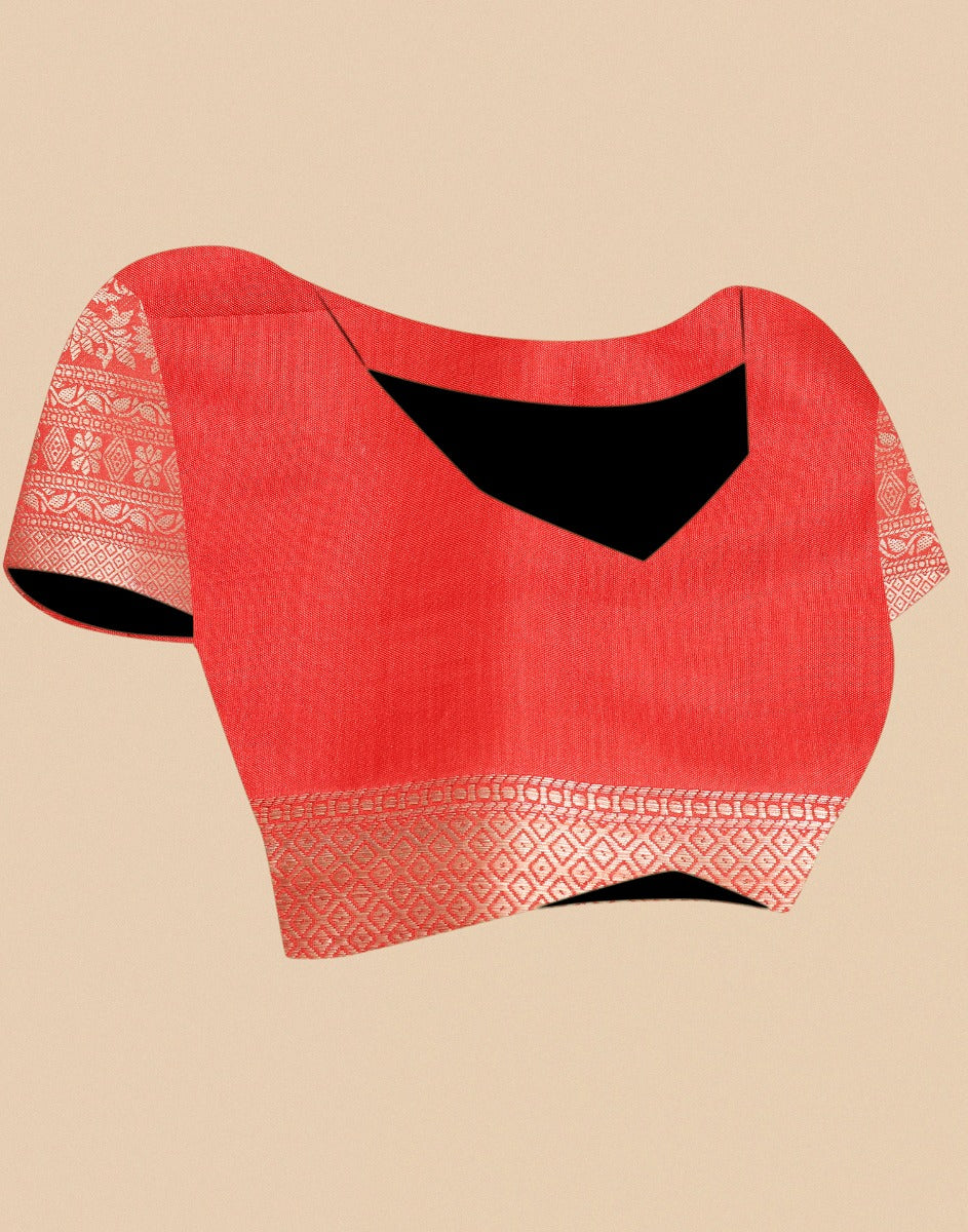 Multicoloured Silk Saree | Leemboodi