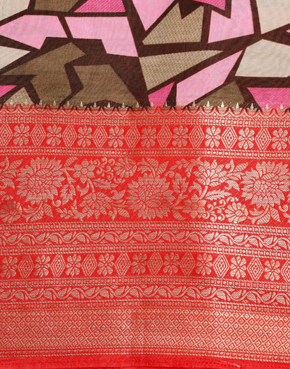 Multicoloured Silk Saree | Leemboodi