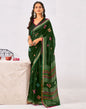 Green Cotton Saree | Leemboodi