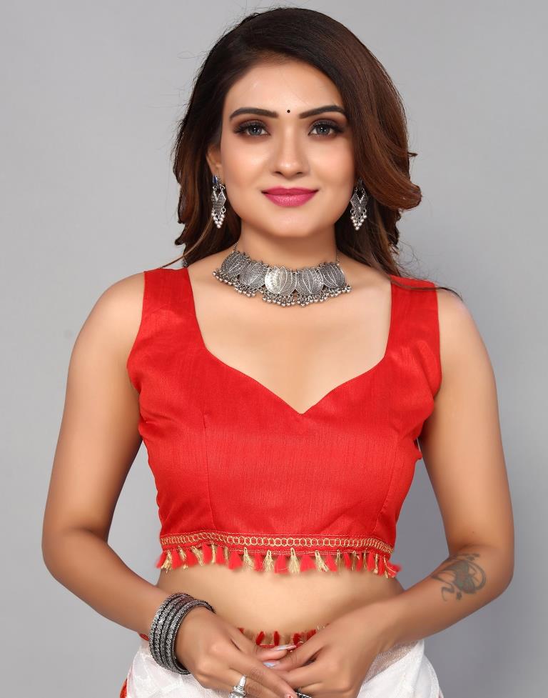 White Embroidered Saree | Sudathi