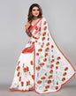 White Embroidered Saree | Sudathi