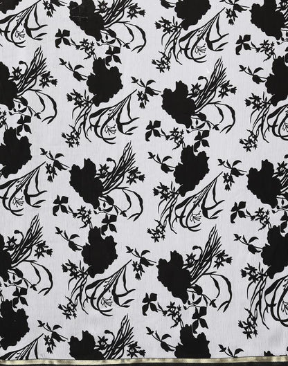 White Chiffon Saree | Sudathi