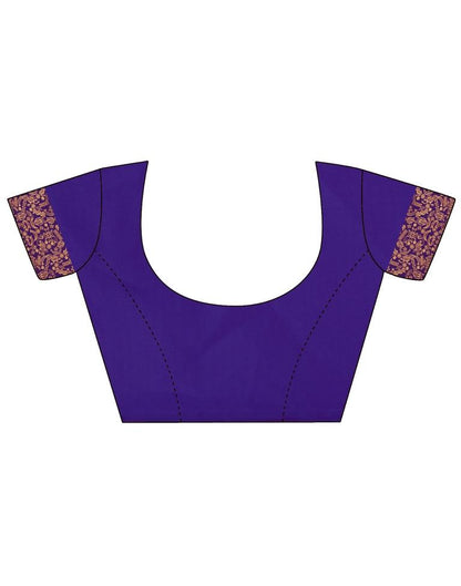 Navy Blue Silk Saree | Sudathi