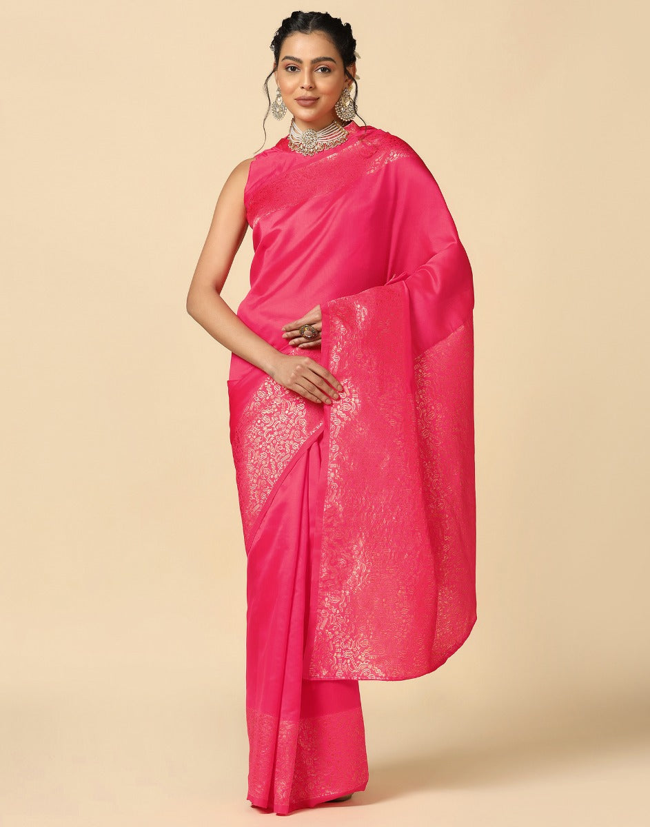 Pink Silk Saree | Sudathi