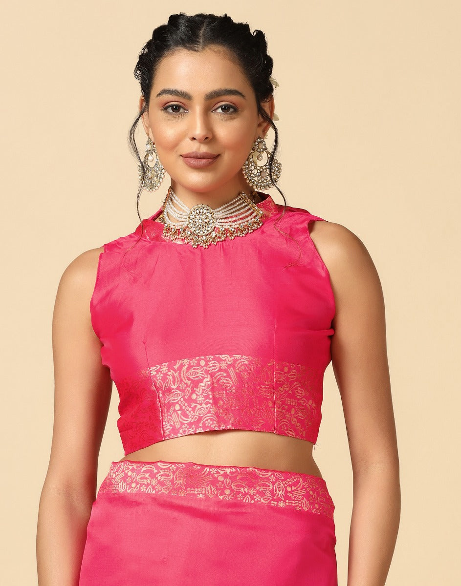 Pink Silk Saree | Sudathi