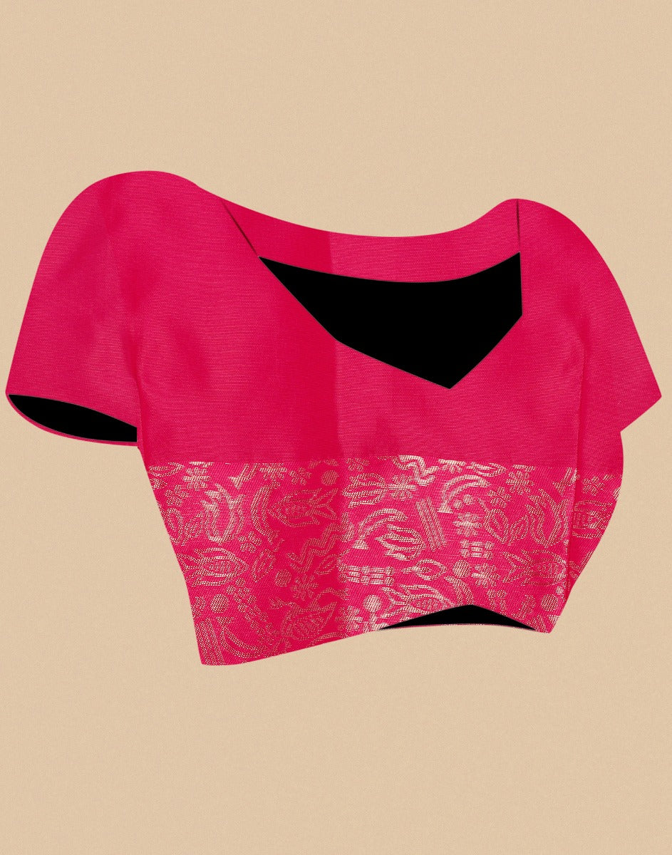 Pink Silk Saree | Sudathi