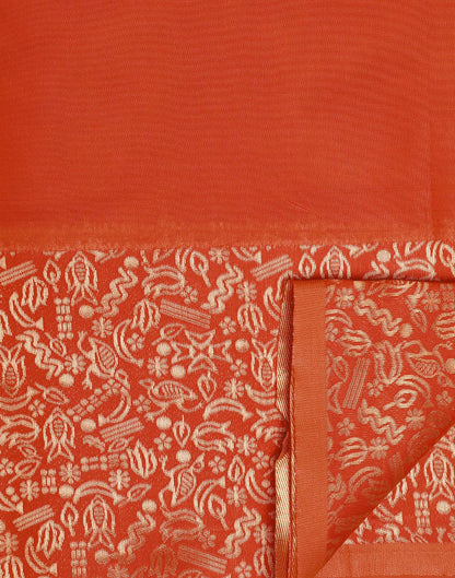 Orange Silk Saree | Sudathi