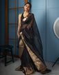 Black Organza Saree | Sudathi