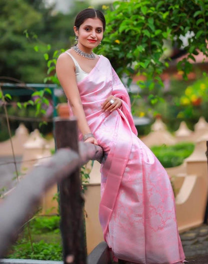 Pink Silk Saree | Sudathi