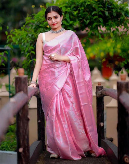 Pink Silk Saree | Sudathi