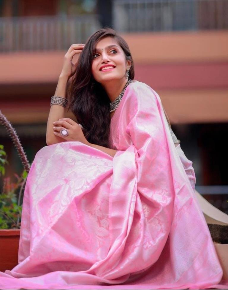 Pink Silk Saree | Sudathi
