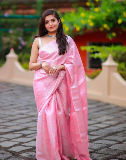 Pink Silk Saree | Sudathi