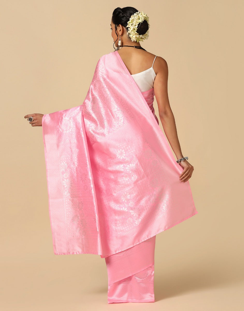 Pink Silk Saree | Sudathi