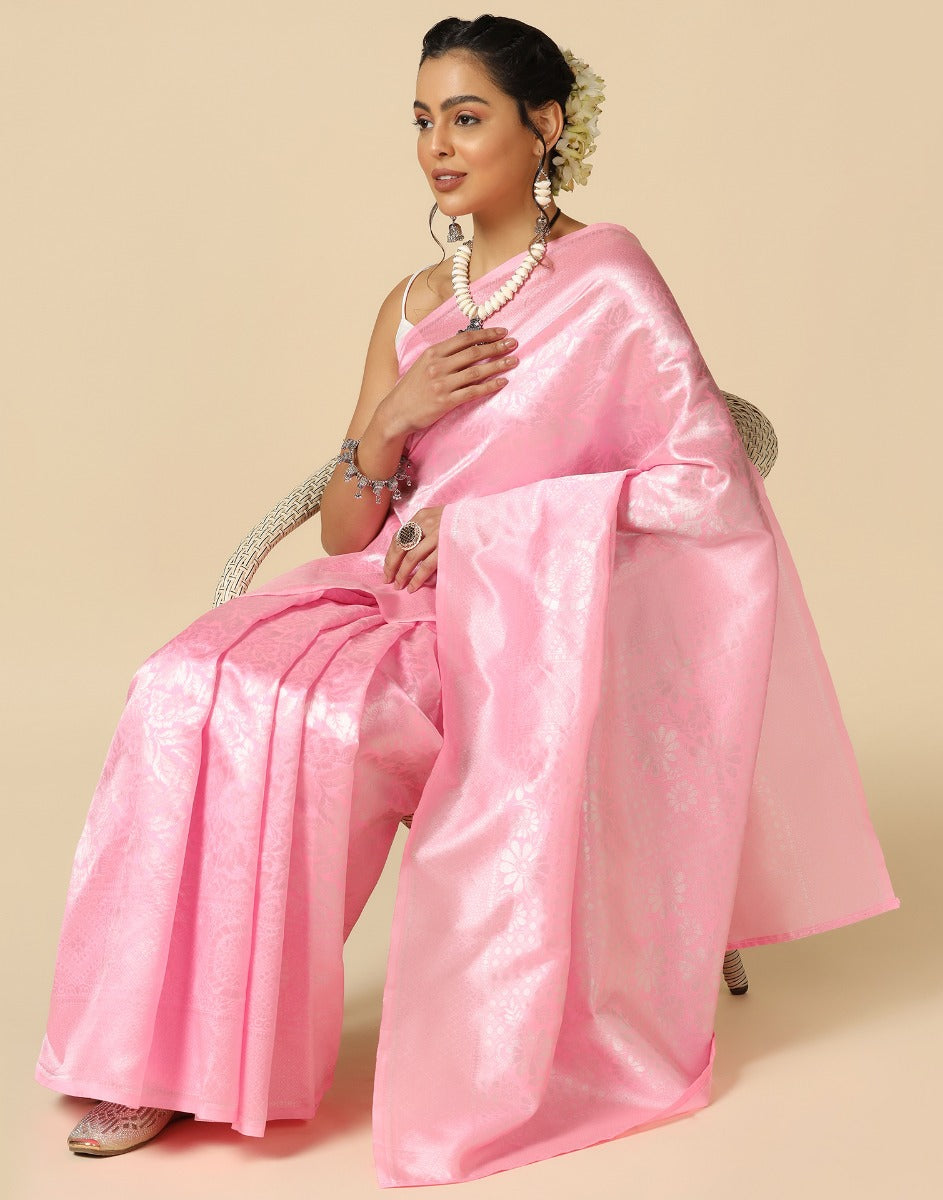 Pink Silk Saree | Sudathi