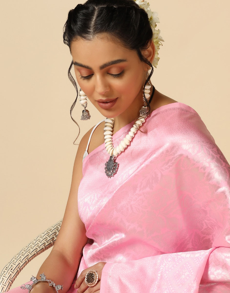 Pink Silk Saree | Sudathi
