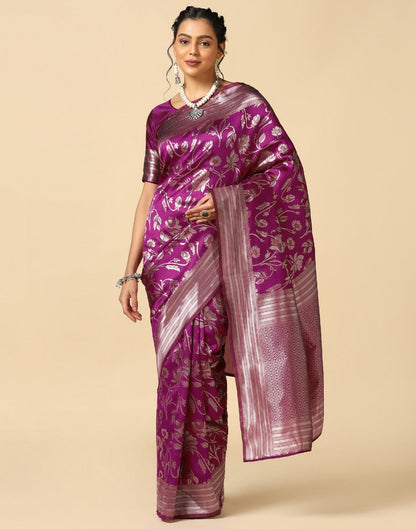 Wine Silk Saree | Sudathi