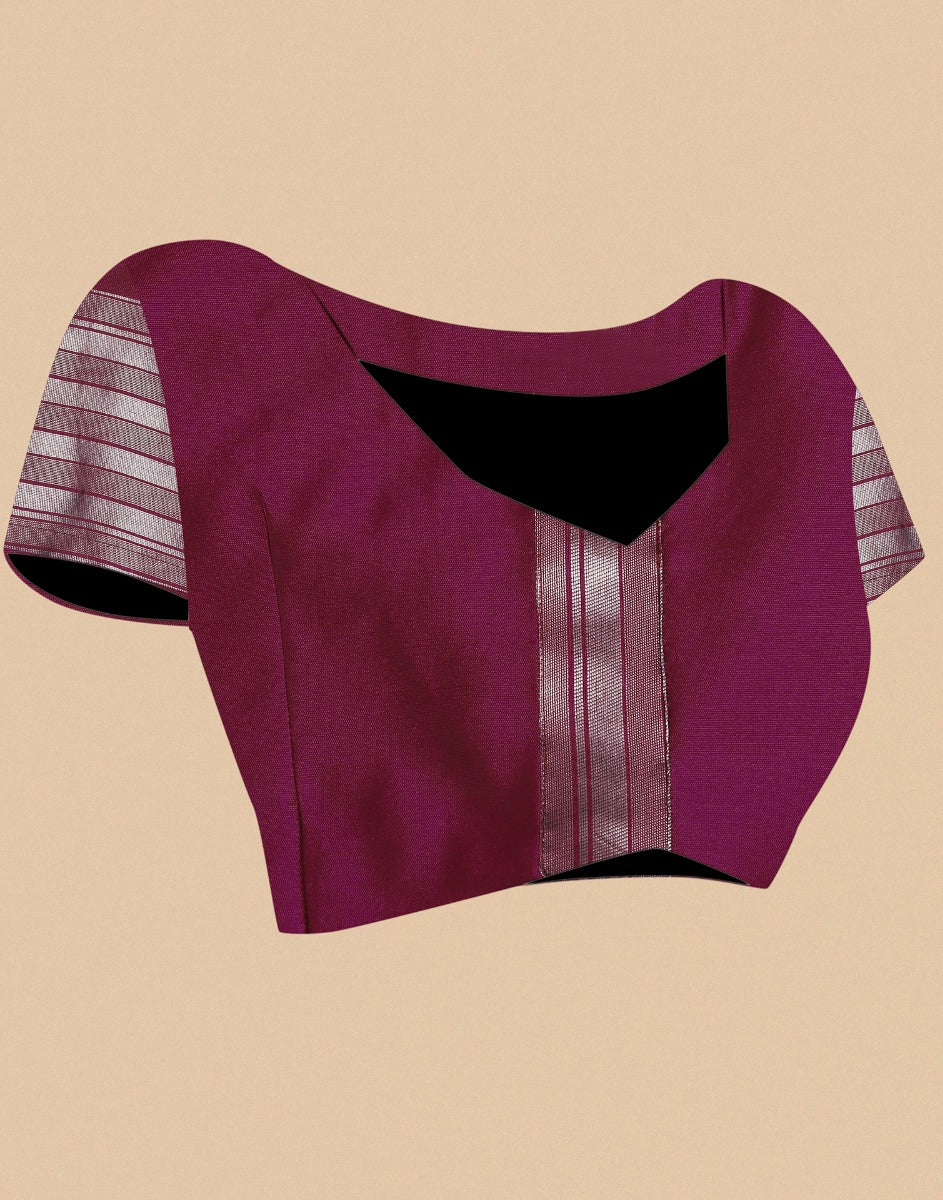 Wine Silk Saree | Sudathi