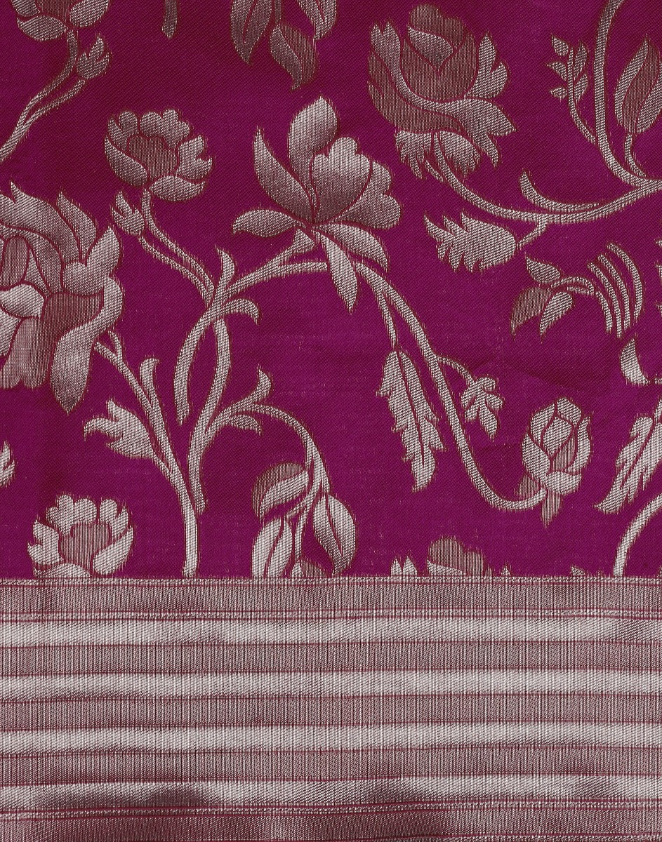 Wine Silk Saree | Sudathi