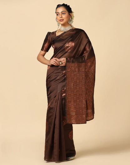 Brown Silk Saree | Sudathi