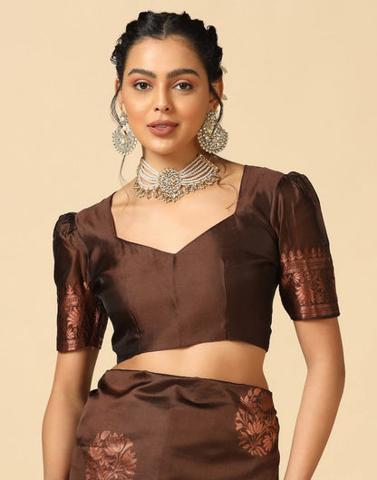 Brown Silk Saree | Sudathi