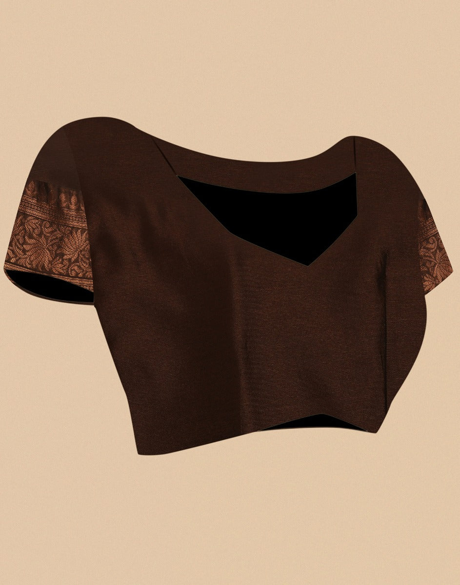 Brown Silk Saree | Sudathi