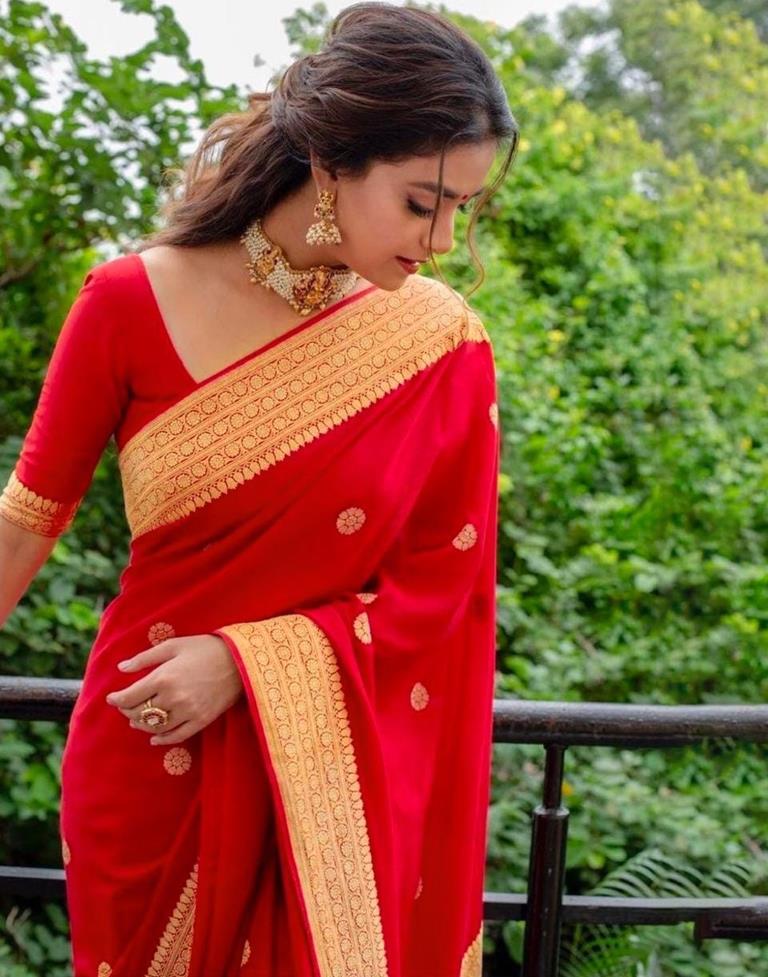 Red Silk Saree | Sudathi