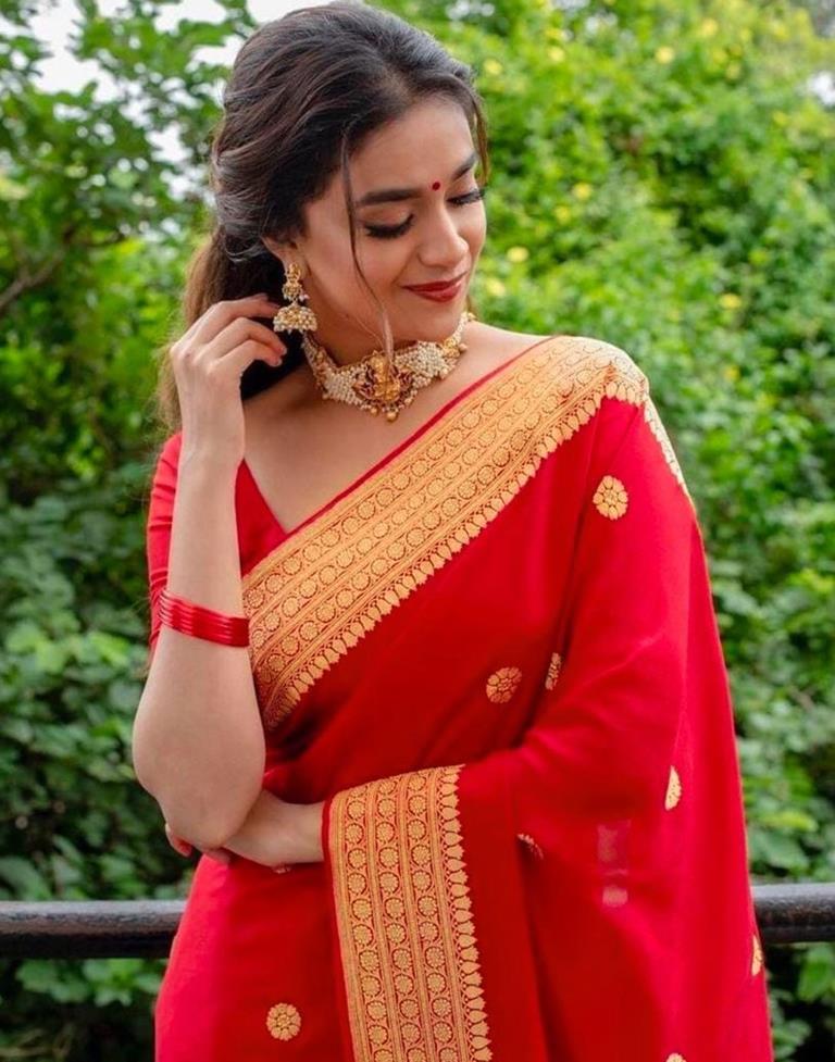Red Silk Saree | Sudathi