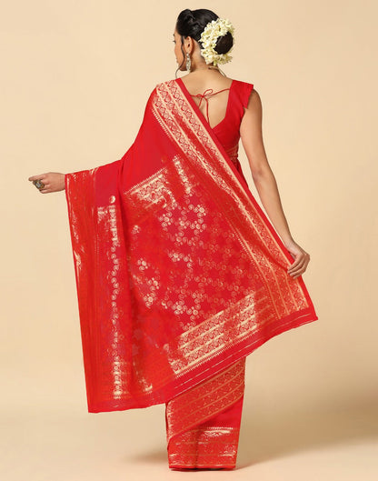 Red Silk Saree | Sudathi