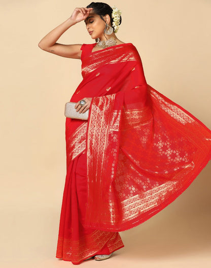 Red Silk Saree | Sudathi
