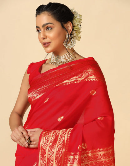 Red Silk Saree | Sudathi