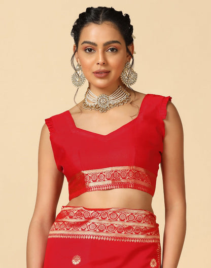 Red Silk Saree | Sudathi