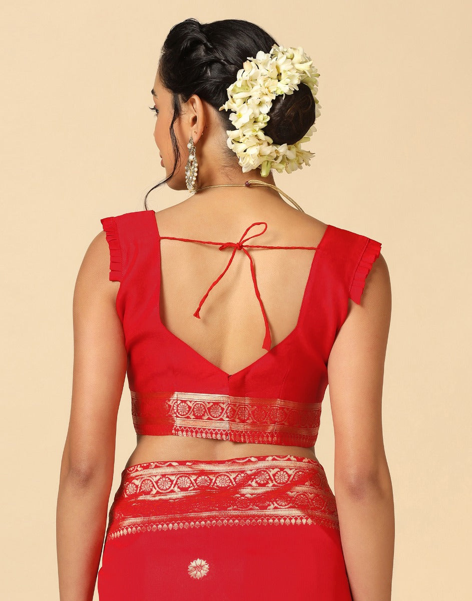 Red Silk Saree | Sudathi