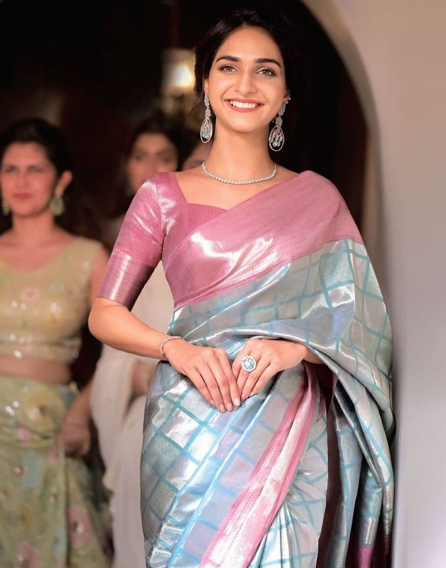 Light Blue Silk Saree | Sudathi