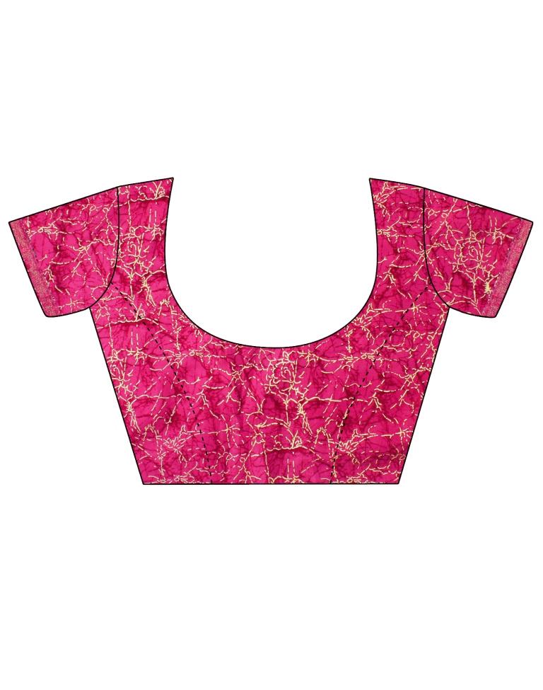 Rose Pink Georgette Saree | Leemboodi