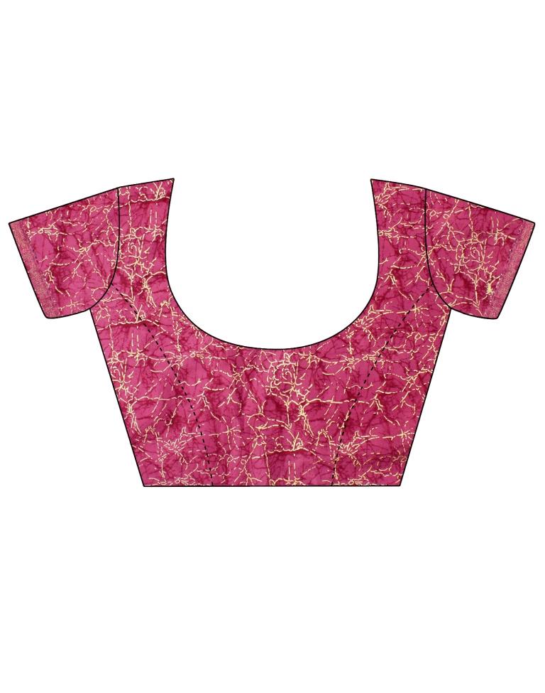 Dusty Pink Georgette Saree | Leemboodi