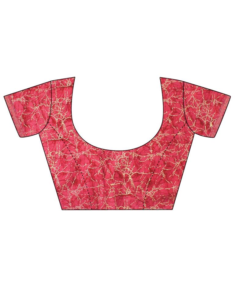 Red Georgette Saree | Leemboodi