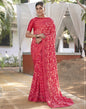 Red Georgette Saree | Leemboodi