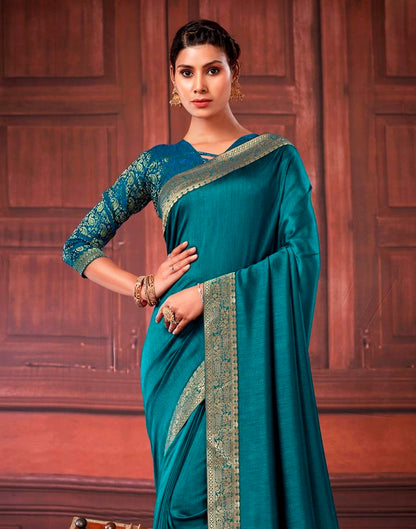 Rama Green Silk Saree | Leemboodi