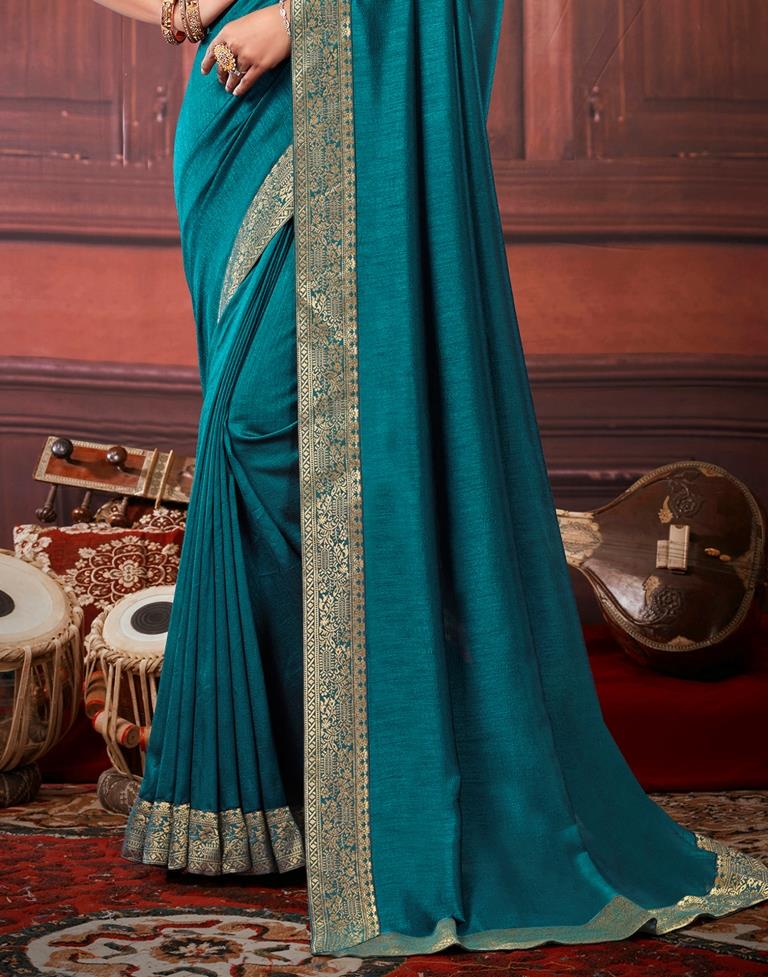 Rama Green Silk Saree | Leemboodi